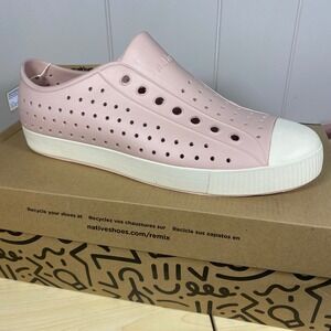 NEW IN BOX Native‎ Jefferson Sugarlite Mens 11 Chameleon Pink Bone White Shoes